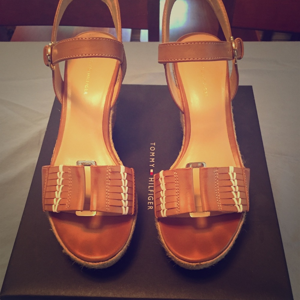 Tommy Hilfiger Espadrille Wedges - EUC
